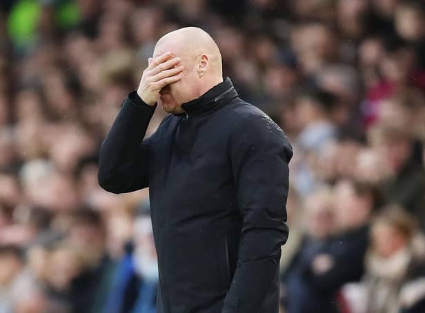 Sean Dyche feels the pain of defeat at Elland Road