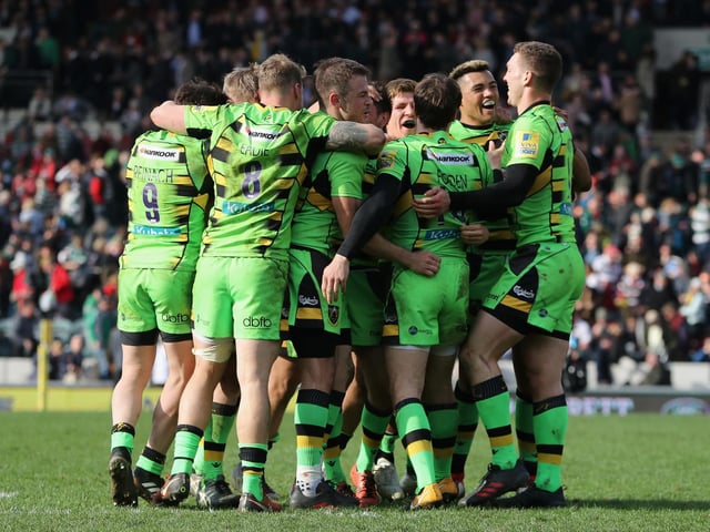 Saints celebrated a superb success