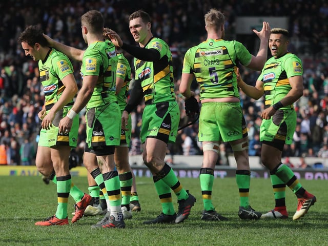It was smiles all round after the long wait for a win at Leicester was brought to an end