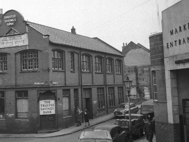 One from the archives of the entrance to the Fishmarket
