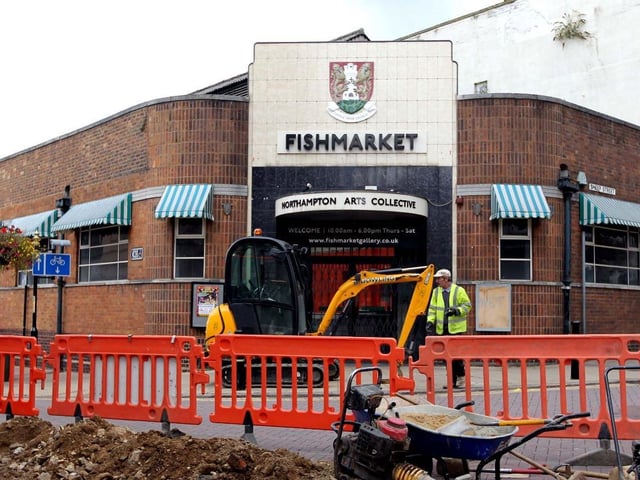 Demolition of the Fishmarket building begins