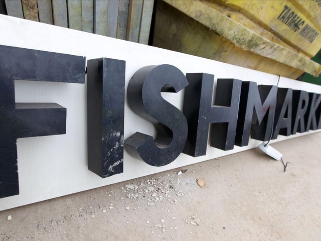 Demolition of the Fishmarket building