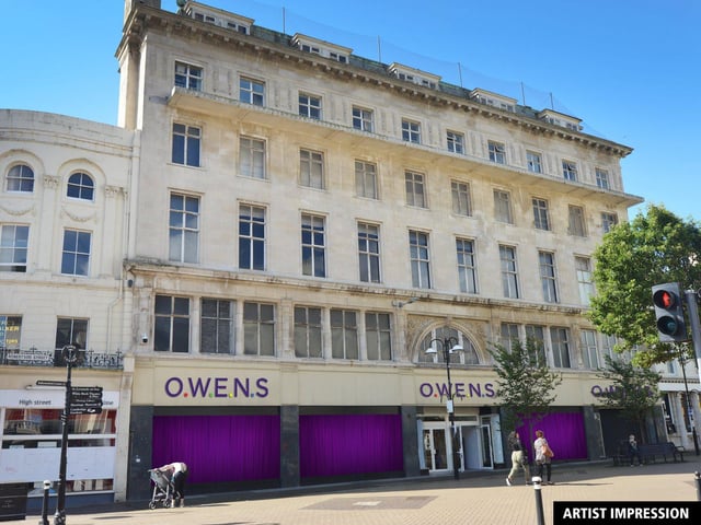 Owen's would provide entertainment for all ages, and span three floors of the 77,000 square foot building in Robertson Street, Hastings.