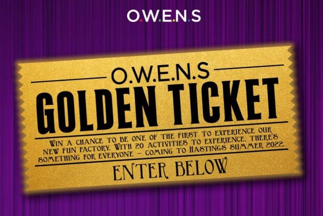 People are being given the chance to win golden tickets to be the first to have a peak at the action.