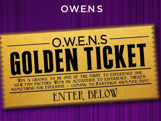 People are being given the chance to win golden tickets to be the first to have a peak at the action.