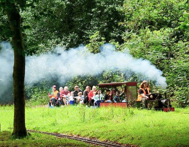 Miniature railway, Thompson Park, Burnley