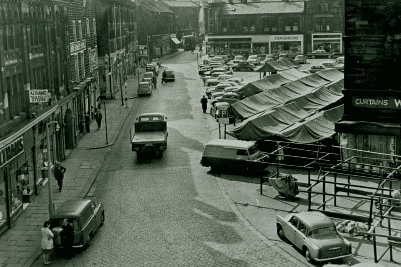 Market Street, Burnley, around 1960. Credit: Lancashire County Council.