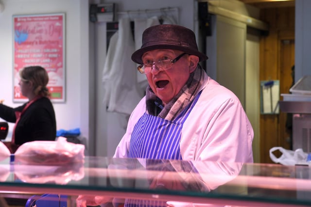 Photo Neil Cross; The character at Preston Market Hall that is celebrating its 5th anniversary