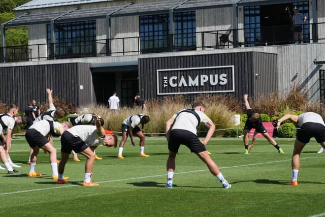 The Clarets are currently being put through their paces at The Campus, in the Algarve. Picture: Burnley FC