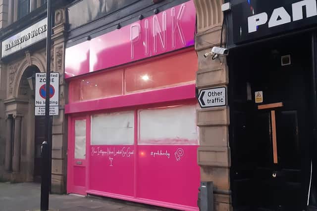 New cocktail bar Pink in Hammerton Street, Burnley.