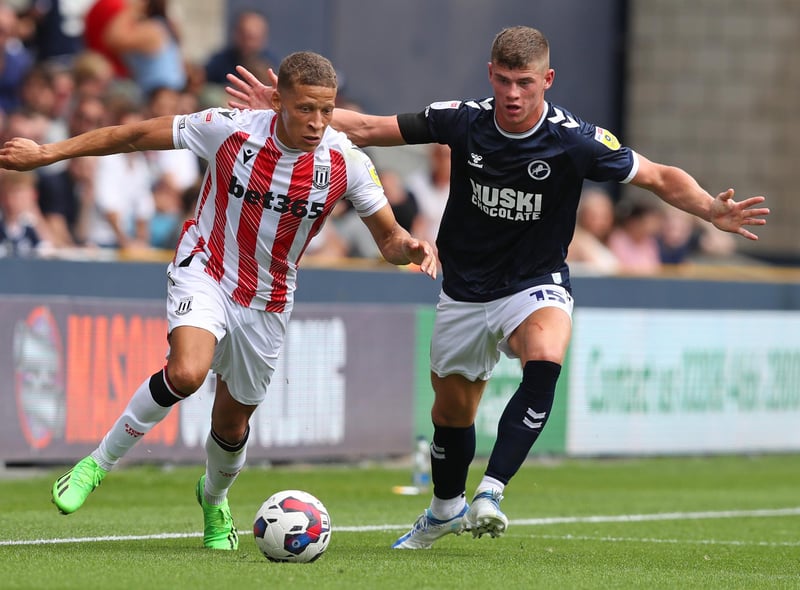 The Leeds United loanee scored in Millwall's 4-2 win at Preston. Also made three tackles and made six clearances.