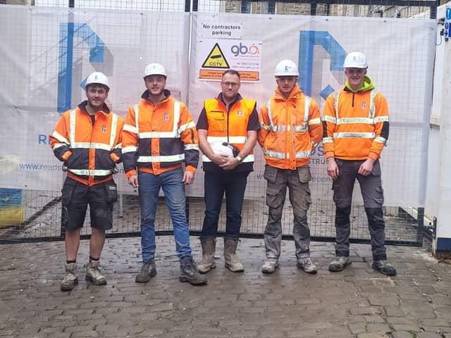 Readstone Construction have employed a large number of apprentices and local sub-contractors to work on the Pendle Hippodrome project