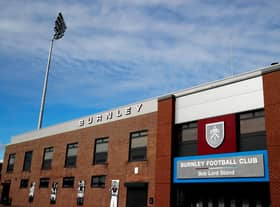 BURNLEY, ENGLAND - MARCH 19: A General view of Turf Moor, home to Burnley FC  photographed on March 19, 2020 in Burnley, England. (Photo by Clive Brunskill/Getty Images)