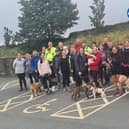 Holly Grove School staff walked 10 miles around Burnley and Rossendale to raise money for the school