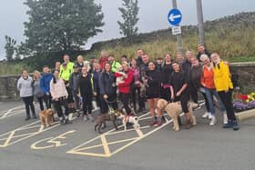 Holly Grove School staff walked 10 miles around Burnley and Rossendale to raise money for the school