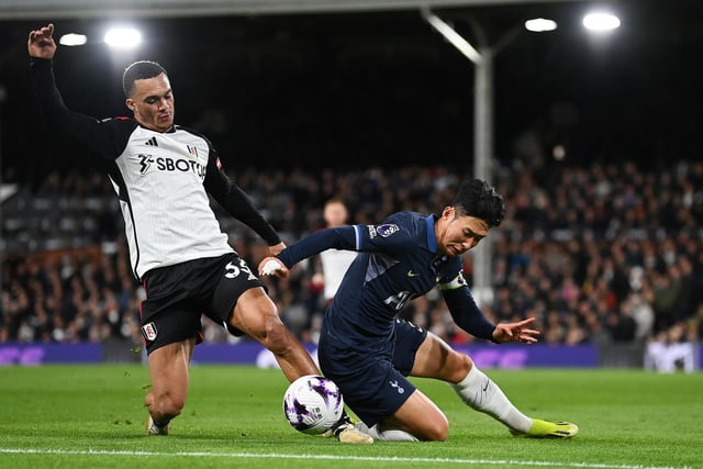The left-back claimed an assist for Sasa Lukic during Fulham's 3-0 win against Tottenham.