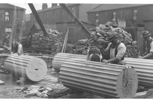 Construction of Burnley Central Library. Credit: Lancashire County Council
