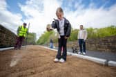 The new wildflower seeds along the River Calder Bridge will attract bees, butterflies and birds  PHOTO: Chris Foster Photography