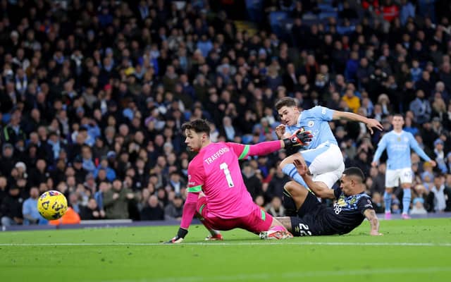 No chance with any of the goals on his return to Man City. Made one or two other fairly routine stops.