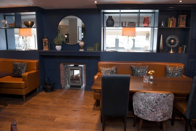 The cosy seating area which gives it a homely feel