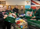 Aldi donated more than 10,000 meals to people in need in Lancashire on Christmas Eve.