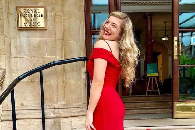Soprano Grace O'Malley will sing at St Peter's Church in Burnley