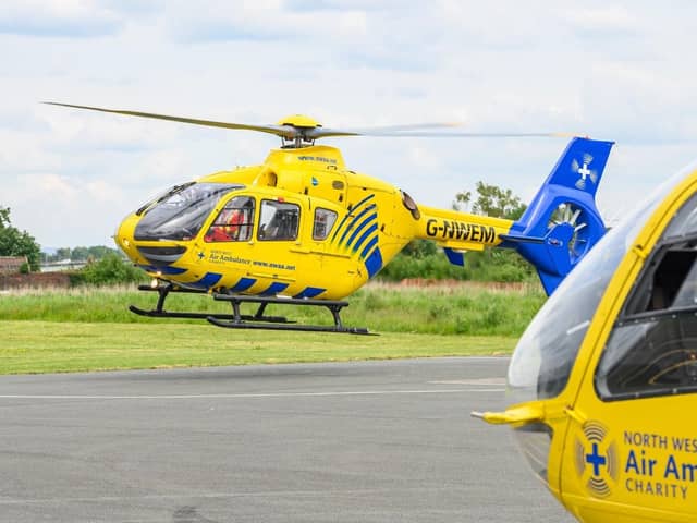The North West Air Ambulance Charity were called to more than 3,000 missions across the North West in 2023