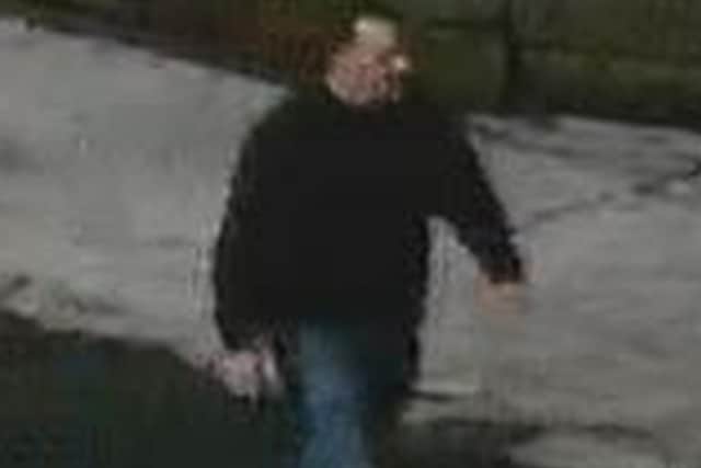 Police want to speak with this man in connection with an assault which happened in Westgate, Burnley,
