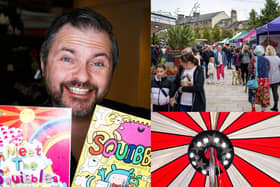 Colne author Jay Stansfield will read from his children's book Meet The Squibbles during the Fun Palace event at Burnley Library on Saturday; The Burnley Artisan Market returns to Charter Walk Shopping Centre this weekend; Pinder’s Circus is at Towneley Park in Burnley. (picture by Getty).