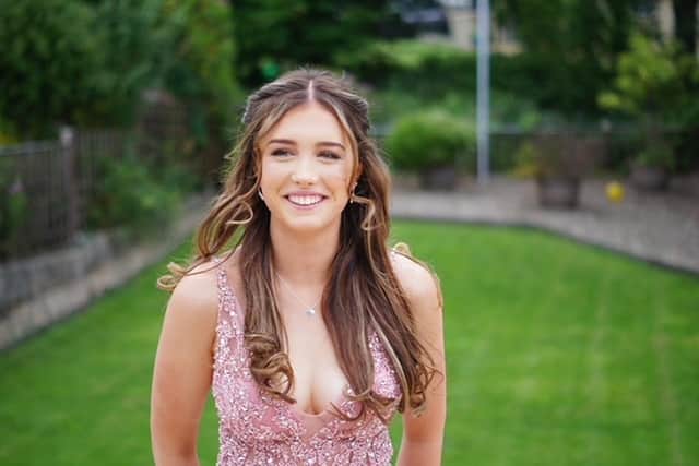 Isabelle Hargreaves, 16, a pupil at Park High School, chose to get her prom outfit preloved, and spent £80 on her dress of dreams