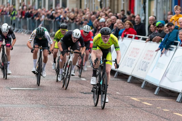 Action from the Fort Vale Colne Grand Prix race at the 2023 Colne Grand Prix. Photo: Kelvin Lister-Stuttard