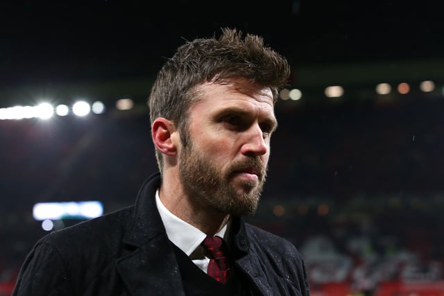 MANCHESTER, ENGLAND - DECEMBER 02: Ex-Manchester United Coach Michael Carrick looks on at the end of the Premier League match between Manchester United and  Arsenal at Old Trafford on December 2, 2021 in Manchester, England. (Photo by Matthew Peters/Manchester United via Getty Images)