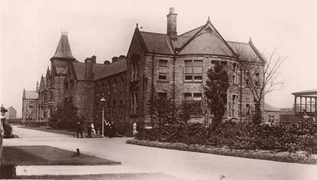 Though named as Primrose Bank Hospital, on the card from which this image is taken, this is the Briercliffe Road Workhouse Infirmary of 1870