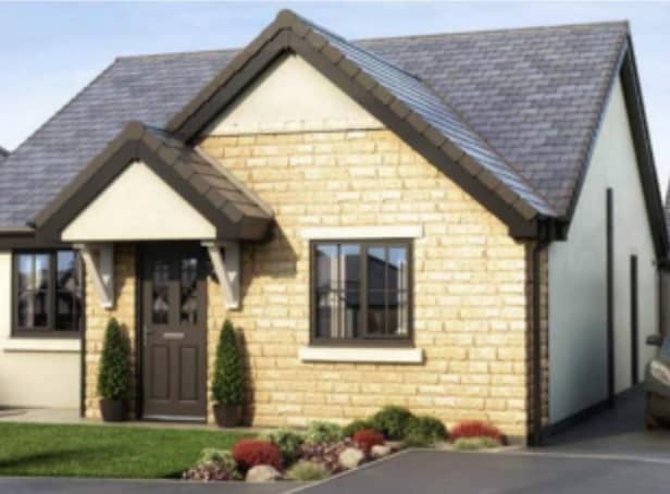 How one of the bungalows in Smithyfield Avenue, Worsthorne, will look