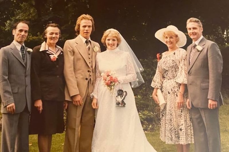 David and Deborah Derbyshire tied the knot in August, 1979