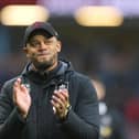 Burnley manager Vincent Kompany is all smiles as he applauds the fans at the final whistle

The EFL Sky Bet Championship - Burnley v Preston North End - Saturday 11th February 2023 - Turf Moor - Burnley