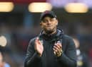Burnley manager Vincent Kompany is all smiles as he applauds the fans at the final whistle

The EFL Sky Bet Championship - Burnley v Preston North End - Saturday 11th February 2023 - Turf Moor - Burnley