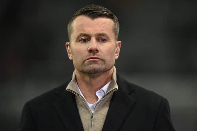 NEWCASTLE UPON TYNE, ENGLAND - JANUARY 31: Former Newcastle United goalkeeper Shay Given during the Carabao Cup Semi Final 2nd Leg match between Newcastle United and Southampton at St James' Park on January 31, 2023 in Newcastle upon Tyne, England. (Photo by Gareth Copley/Getty Images)