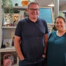 John and Su Brown-Kenna’s new business, Old Rock Home and Gift shop,  is just a short stroll from their home in Trawden