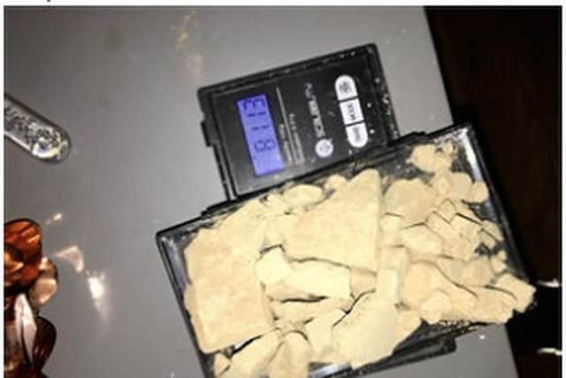 Crack cocaine seized from the OCG as part of Operation Warrior
