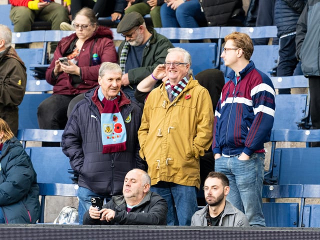 Burnley fans inside Turf Moor during the 1-0 victory over Swansea City. Photo: Kelvin Lister-Stuttard