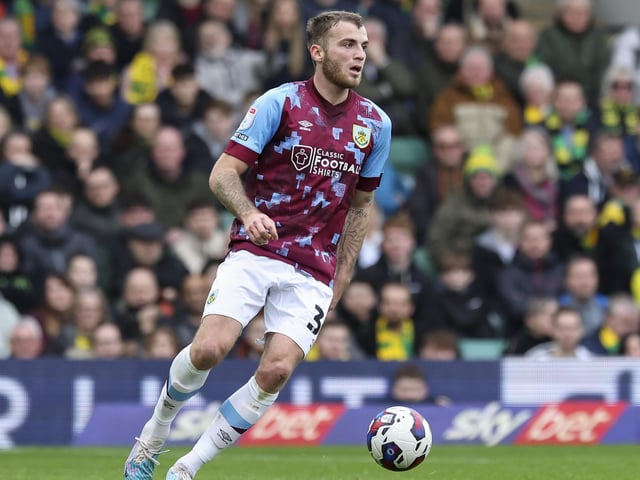 Burnley's Jordan Beyer
The EFL Sky Bet Championship - Norwich City v Burnley - Saturday 4th February 2023 - Carrow Road - Norwich