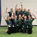 Stonyhurst girls' cricket team from its Prep School, St Mary’s Hall, won the Regional Indoor Cricket Competition at Bolton Arena