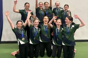 Stonyhurst girls' cricket team from its Prep School, St Mary’s Hall, won the Regional Indoor Cricket Competition at Bolton Arena