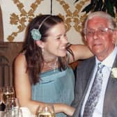 Emma Gill, with her grandfather, has organised a musical theatre production in Burnley in his memory for Sepsis UK