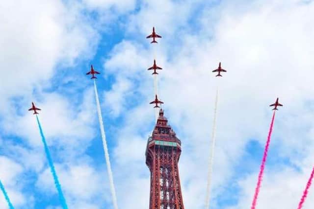 The Red Arrows are heading to Blackpool