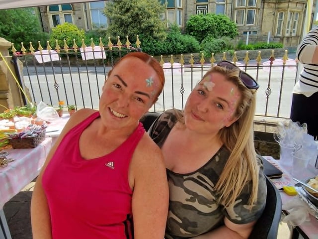 Raising money for a good cause with a smile