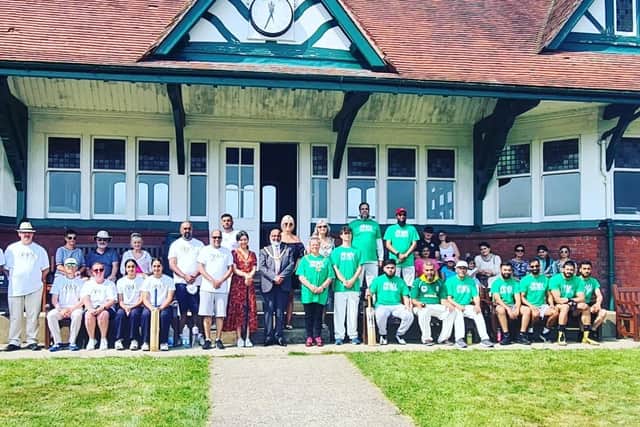 Councillors, faith leaders, community activists and youngsters came together for the Burnley Mayor's inaugural charity cricket match