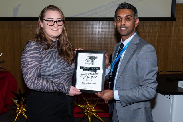 Grace Bradshaw was highly commended  in the Young Volunteer of the Year  category