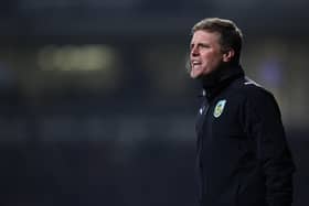 LONDON, ENGLAND - FEBRUARY 21:  Eddie Howe, manager of Burnley shouts instructions during the FA Cup sponsored by E.ON 5th Round match between West Ham United and Burnley at the Boleyn Ground on February 21, 2011 in London, England.  (Photo by Paul Gilham/Getty Images)